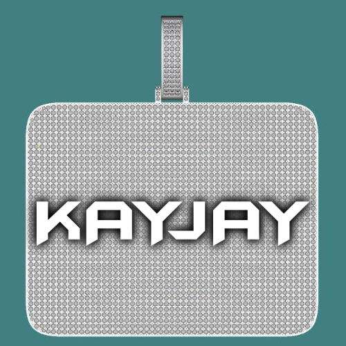 CUSTOM LETTER NECKLACE 3D BIG SQUARE