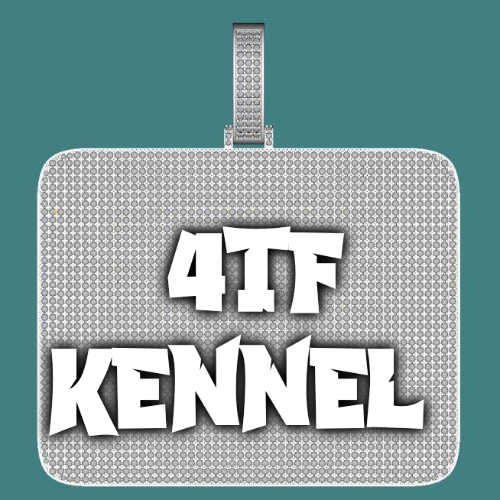CUSTOM LETTER NECKLACE 3D BIG SQUARE