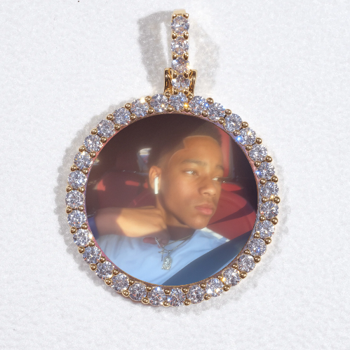 3D CIRCLE CUSTOM PICTURE PENDANT SMALL SIZE