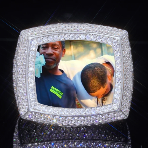 3D CUSTOM PICTURE ICED RING