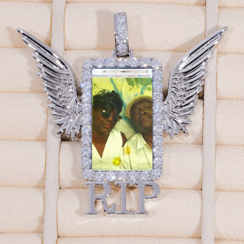 RIP WING 3D CUSTOM PICTURE PENDANT