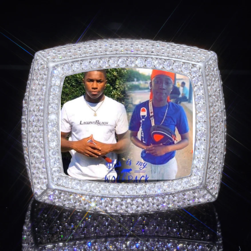 3D CUSTOM PICTURE ICED RING