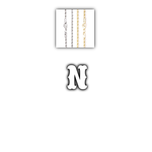 Custom Letters Freibeuter Font Necklace