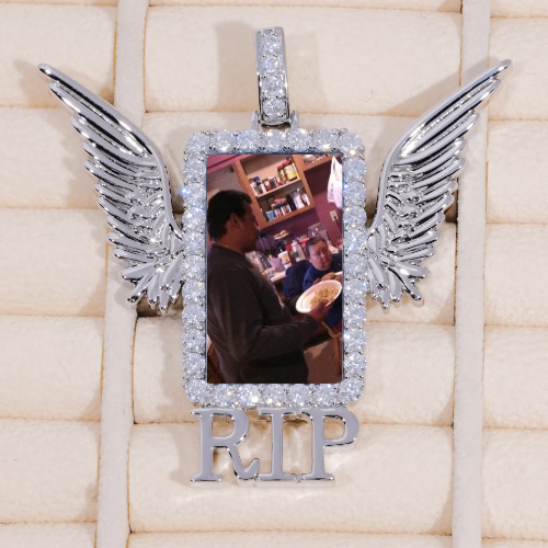 RIP WING 3D CUSTOM PICTURE PENDANT
