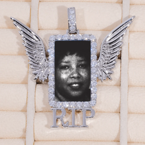 RIP WING 3D CUSTOM PICTURE PENDANT