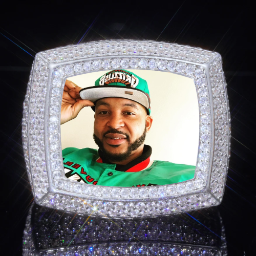 3D CUSTOM PICTURE ICED RING