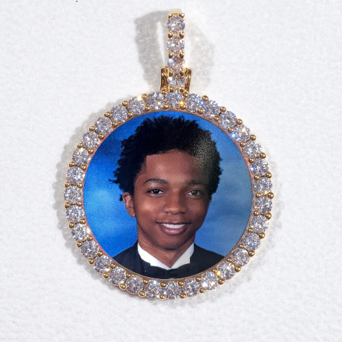 3D CIRCLE CUSTOM PICTURE PENDANT SMALL SIZE