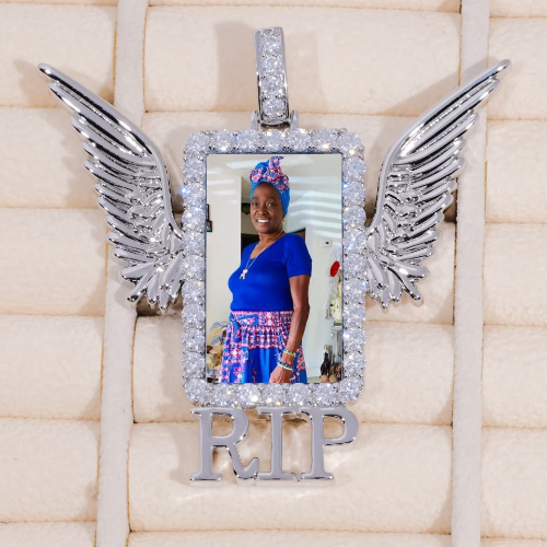 RIP WING 3D CUSTOM PICTURE PENDANT
