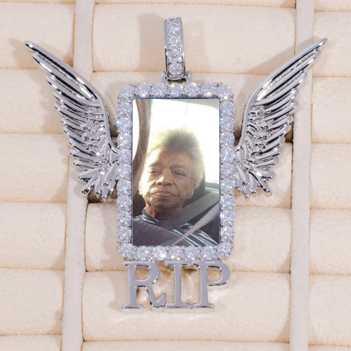 RIP WING 3D CUSTOM PICTURE PENDANT