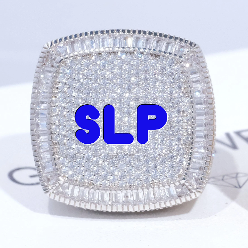 CUSTOM LETTER 3D ICED RING