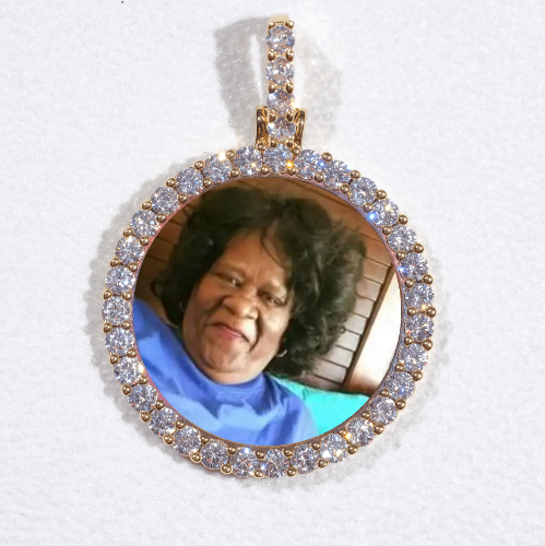 3D CIRCLE CUSTOM PICTURE PENDANT SMALL SIZE