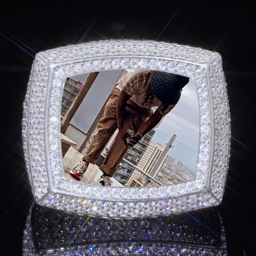 3D CUSTOM PICTURE ICED RING