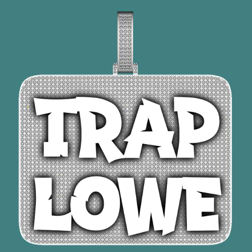 CUSTOM LETTER NECKLACE 3D BIG SQUARE