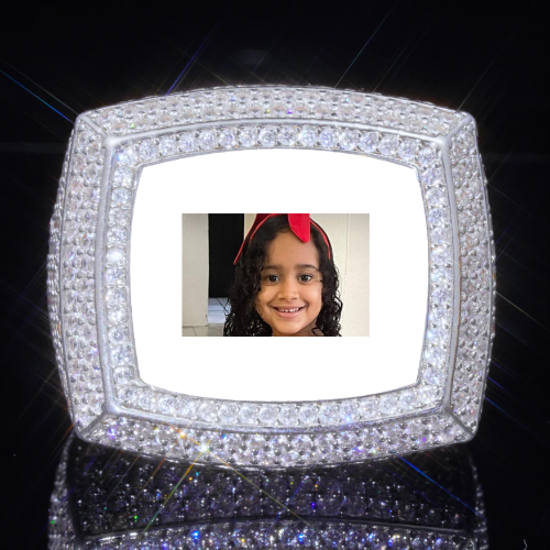 3D CUSTOM PICTURE ICED RING