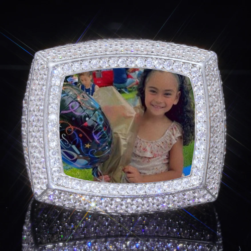 3D CUSTOM PICTURE ICED RING