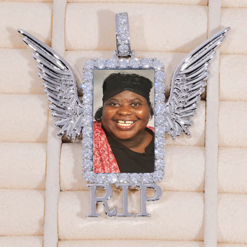 RIP WING 3D CUSTOM PICTURE PENDANT