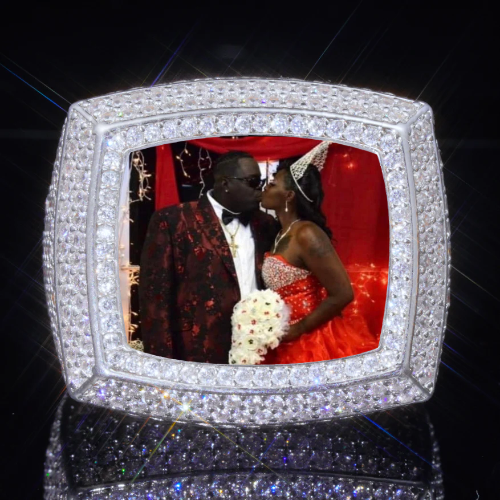3D CUSTOM PICTURE ICED RING