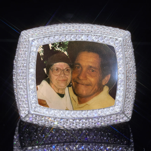 3D CUSTOM PICTURE ICED RING