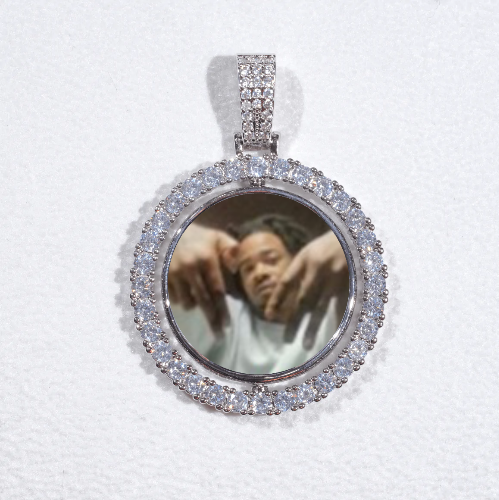 3D Spinning 2-Faced Custom Picture Pendant