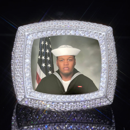 3D CUSTOM PICTURE ICED RING