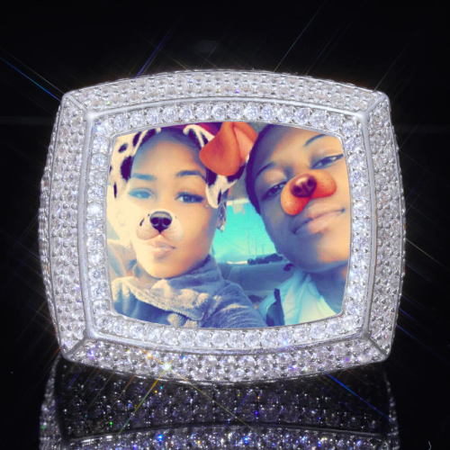 3D CUSTOM PICTURE ICED RING