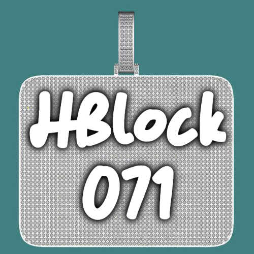 CUSTOM LETTER NECKLACE 3D BIG SQUARE