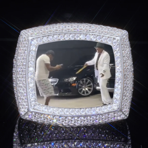 3D CUSTOM PICTURE ICED RING