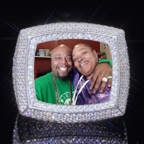 3D CUSTOM PICTURE ICED RING