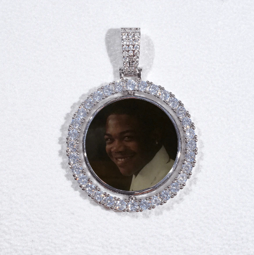 3D Spinning 2-Faced Custom Picture Pendant