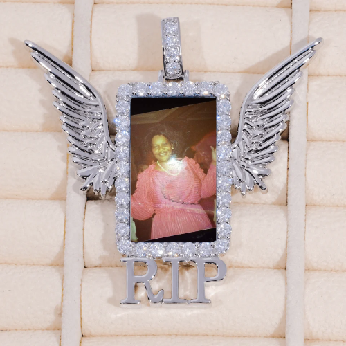 RIP WING 3D CUSTOM PICTURE PENDANT