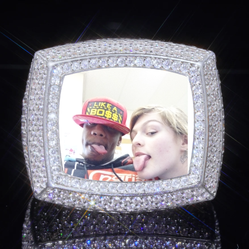 3D CUSTOM PICTURE ICED RING