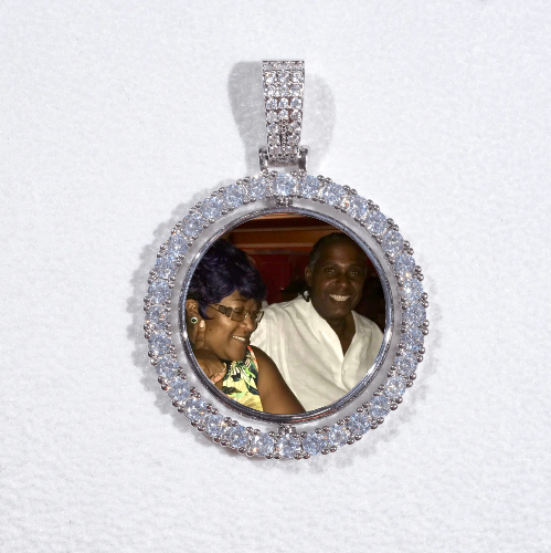 3D Spinning 2-Faced Custom Picture Pendant