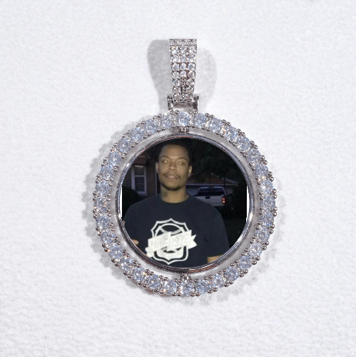 3D Spinning 2-Faced Custom Picture Pendant