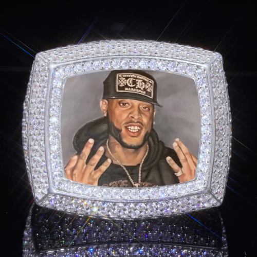 3D CUSTOM PICTURE ICED RING