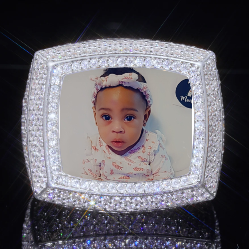 3D CUSTOM PICTURE ICED RING