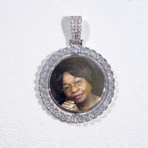 3D Spinning 2-Faced Custom Picture Pendant