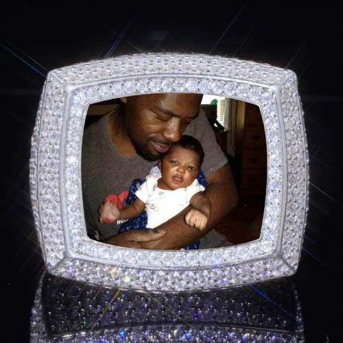 3D CUSTOM PICTURE ICED RING