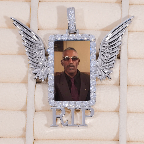 RIP WING 3D CUSTOM PICTURE PENDANT