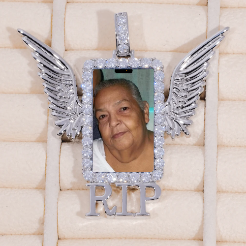 RIP WING 3D CUSTOM PICTURE PENDANT