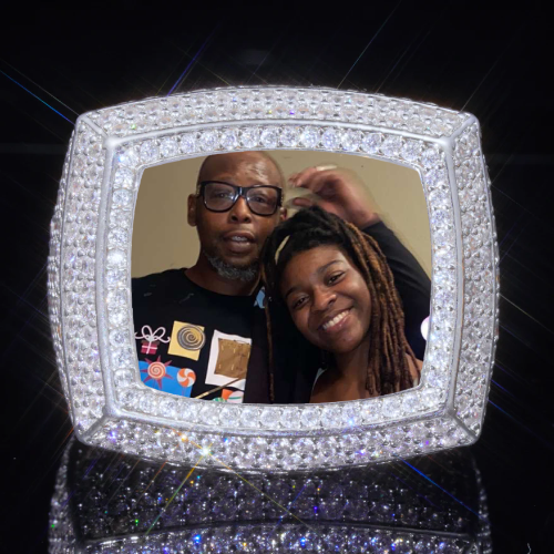 3D CUSTOM PICTURE ICED RING