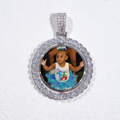 3D Spinning 2-Faced Custom Picture Pendant