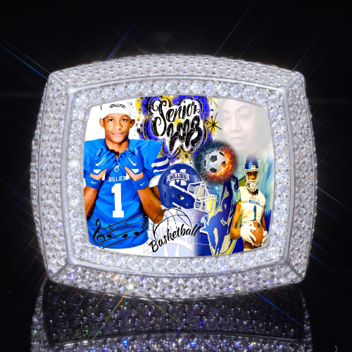 3D CUSTOM PICTURE ICED RING