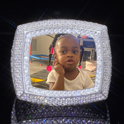 3D CUSTOM PICTURE ICED RING