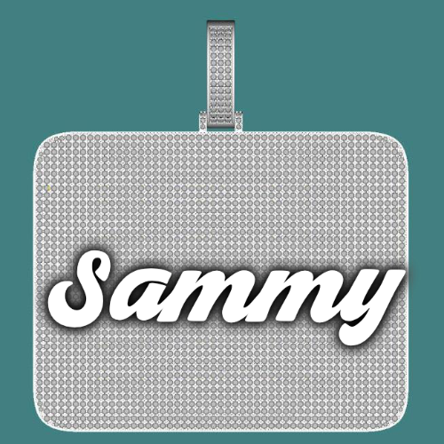 CUSTOM LETTER NECKLACE 3D BIG SQUARE