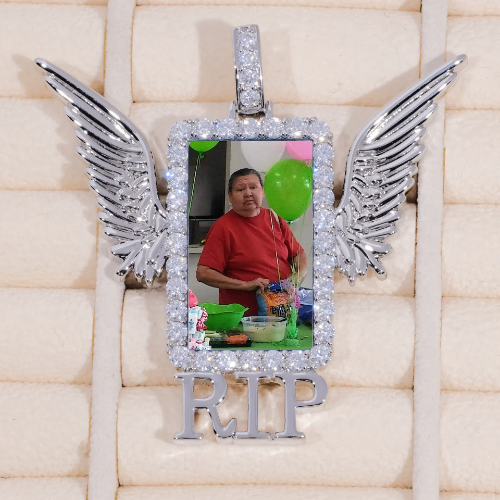 RIP WING 3D CUSTOM PICTURE PENDANT
