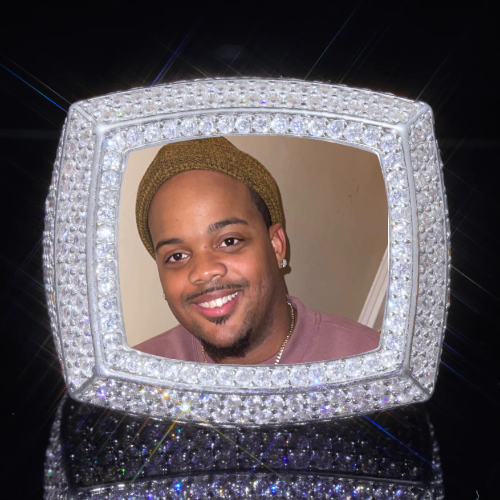 3D CUSTOM PICTURE ICED RING