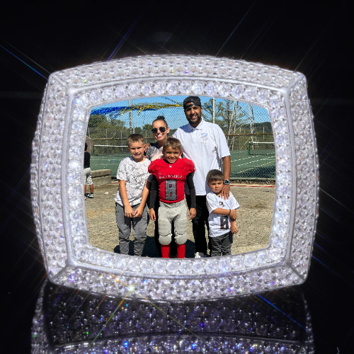 3D CUSTOM PICTURE ICED RING