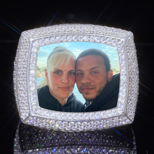 3D CUSTOM PICTURE ICED RING