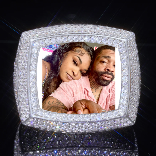 3D CUSTOM PICTURE ICED RING