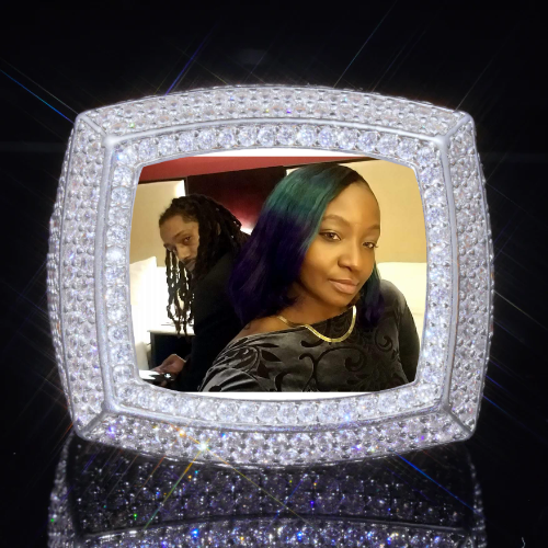 3D CUSTOM PICTURE ICED RING
